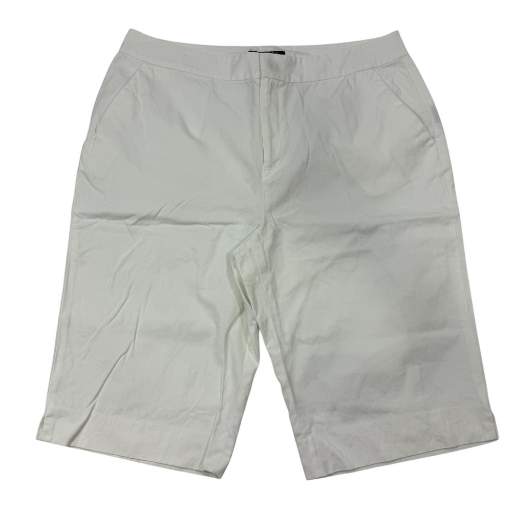 Lauren Ralph Lauren White Women's Bermuda Shorts